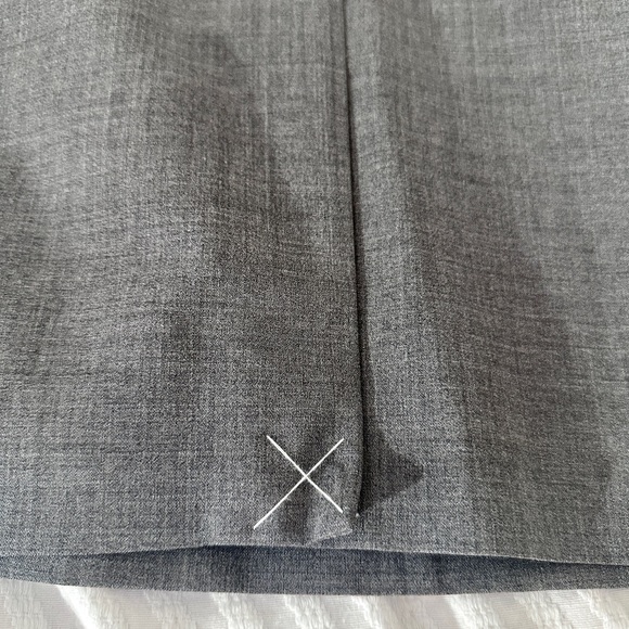 J. CREW Resume Women’s Sheath Cap Sleeve Classic Wool Gray Midi Dress 6 Workwear - Picture 14 of 15